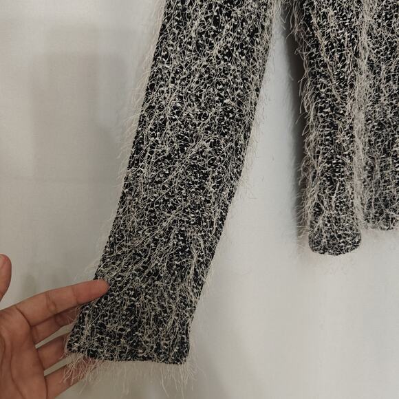 Vintage 90s Karen Kane Women Small Furry Jumper Sweater Pullover Fuzzy - Picture 4 of 9